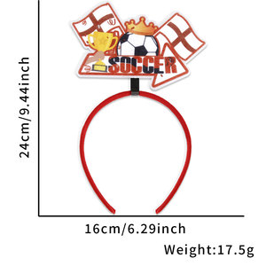 Diademas 2026 <span class=keywords><strong>para</strong></span> Fanáticos del Fútbol, Artículos <span class=keywords><strong>para</strong></span> Fiestas de Fútbol, Bandas <span class=keywords><strong>para</strong></span> el Cabello de Espuma Ajustables, Recuerdos del Torneo de EE. UU., Canadá y México - Product Image 5