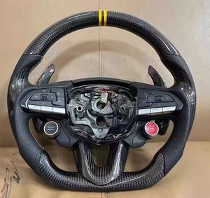 Volant de direction en carbone forgé D-Shape Motorsport pour <span class=keywords><strong>Cadillac</strong></span>, nouvelles et anciennes générations, séries CT XT, pièces de tuning - Product Image 4