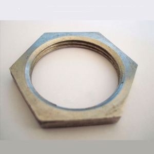 #10-24 UNC Thread Stainless Steel Machine <b>Screw</b> Hex Nuts Silver Finish Drilling - Product Image 5