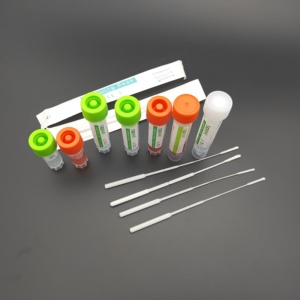 Viral transport kit nasal sampling swab vtm plastic tube and swab - Product Image 1