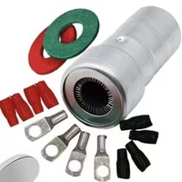 Kit de terminaison pinces connecteurs avec anneau Terminal brosse de nettoyage pour Van de voiture