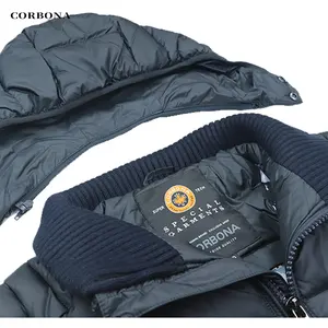 Corbona Nieuwe Aankomst Heren Winterjas Oversized Winddicht Mannelijk Lang Jasje Zakelijk Casual Hoge Kwaliteit Katoenen Parka Met Capuchon