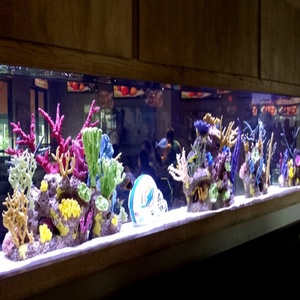 Decoración para Acuario con Paisaje de <span class=keywords><strong>Rocalla</strong></span> y Coral, Simulación de Planta Acuática, Arrecife de Coral y Paisaje Acuático, Coral de Resina para Pecera - Product Image 2