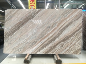 ファンタジーブラウンマーブルテラビアンカカルツァイトスラブ、ウォームブラウンベースカラー - Product Image 3