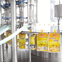 Machine de remplissage et de bouchage de sachets de mayonnaise liquide haute précision 100-1000 ml avec couture