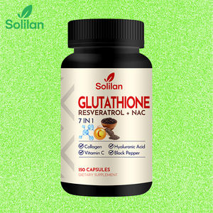 Cápsulas de Glutatión Antioxidantes y Antienvejecimiento OEM 7 en 1, Blanqueamiento de la Piel, Colágeno de Pescado Hidrolizado, Vitamina C, Suplemento Vegano para la Piel - Product Image 1