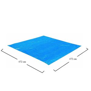 Couverture de piscine carrée étanche Intex 472x472 cm bleue pour piscines hors sol - Product Image 2