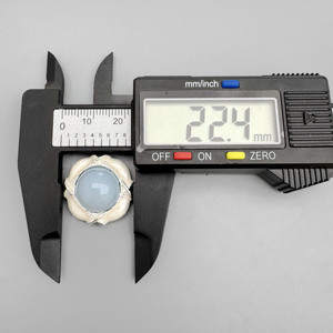 Thiết kế mới hình dạng bất thường nút áo lạ mắt nút hợp kim dầu nhỏ giọt với đá màu xanh cho hàng may mặc - Product Image 2