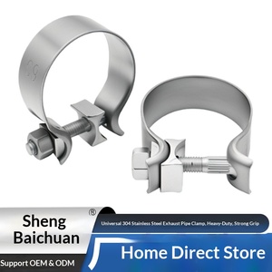 Abrazaderas Universales de Acero Inoxidable 304 para Sistemas de Escape Modificados, Tubos de Escape de Automóviles, Mangueras de Alta Resistencia, Venta Directa de Fábrica - Product Image 5