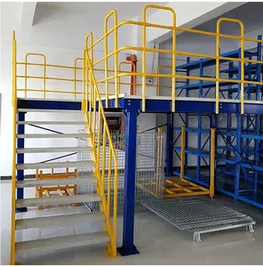 Multi-Level Metal Mezzanine Racking For Warehouses Steel Loft Rack System