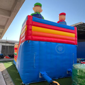 Toboganes Inflables Dobles para Parque de Diversiones, Tobogán Inflable de <span class=keywords><strong>Mario</strong></span> <span class=keywords><strong>Bros</strong></span> con Soplador Gratuito - Product Image 5