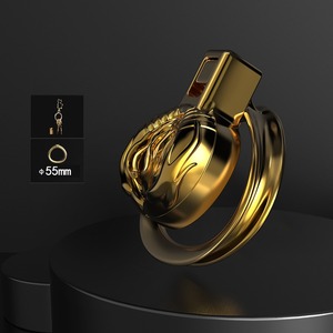 Dụng cụ tình dục bằng kim loại, lồng dương vật, đồ chơi tình dục trinh tiết, lồng dương vật, dụng cụ trói buộc dành cho nam - Product Image 6