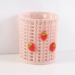 Офисный стол ecofriendly Детский рисунок милый каваи пластиковый круглый держатель для карандашей - Product Image 5