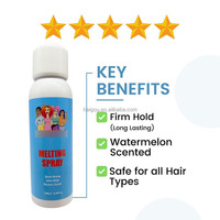 Spray adhésif temporaire pour perruques à séchage rapide, fixation extrême HD, pour étiquette privée