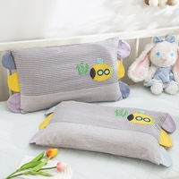 Taie d'oreiller mignonne à motif de dessin animé, housse de coussin colorée avec décor d'oreilles, taies d'oreiller de haute qualité