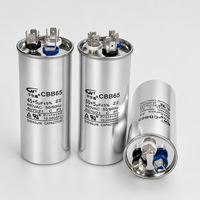 Condensateur à film HuaYouXIng CBB65 10-100uF 370-630VAC en aluminium pour compresseur de climatiseur -40°C à +70°C Tolérance 5% 6%