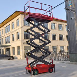 Nền tảng trên không 6M 8M 10m 12M 14m lực kéo skylift di động nâng lên giàn giáo 500kg thủy lực Scissor Lift - Product Image 5