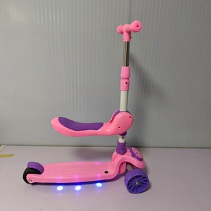 Trottinette pliable à cadre en acier pour enfants, best-seller, deux en <span class=keywords><strong>un</strong></span>, avec siège pour enfants de 3 à 8 ans - Product Image 6