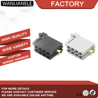 Conector JPT de 8 Pines 963120-1, Carcasa de Receptáculo Gris para Arnés de Cables Automotrices