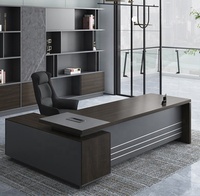 Table de bureau moderne, bureau de direction, table d'ordinateur, mobilier de bureau, table informatique