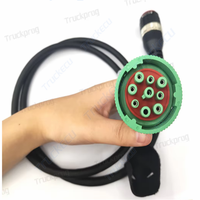 Herramienta de Diagnóstico para Excavadoras y Camiones, VOCOM 88890300, VOCOM2 II 88890400 para MACK, Cable de Diagnóstico de 9 Pines 88890315