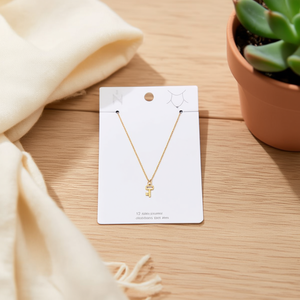 Collar con Colgante de Llave de Acero Inoxidable, 12 mm, Tono Dorado, Joyería de Moda - Product Image 3