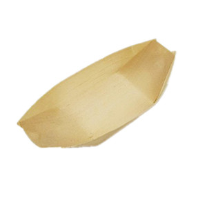 Platos de sushi desechables de madera con forma de barco para fiestas, vajilla creativa para la mesa - Product Image 3