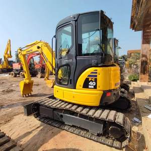 Mini-excavatrice sur chenilles Komatsu PC40 d'occasion, 4 tonnes, avec bras pivotant, à vendre - Product Image 4