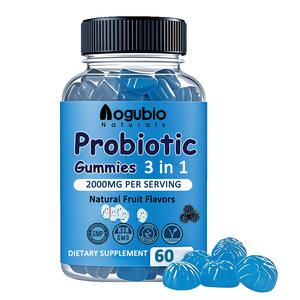 Vantaggio digestivo Gummie di Fiber prebiotiche con probiotici-Formula di supporto intestinale a doppia azione - Product Image 1