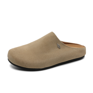 Nouvelles mules à talons pour femmes de haute qualité et bon marché 2025, daim de vache souple, confort, prix bas, sabots classiques, chaussures de marche, slingback, 38-46 OEM - Product Image 1