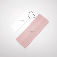 Bandeau de sport en coton tricoté, couleur unie, large et élastique, style européen et américain, best-seller, pour activités de plein air