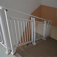 Zeitgenössisches Design DIY Outdoor Aluminium & Eisen Villa Balustrade Indoor Metalls ch raube Handlauf für Balkon Treppen geländer