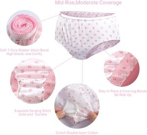 Damesondergoed 7 Stuks Mesh Postpartum Ondergoed Wegwerp Ziekenhuis Ondergoed Slips Voor <span class=keywords><strong>C</strong></span>-Sectie Maat - Product Image 5