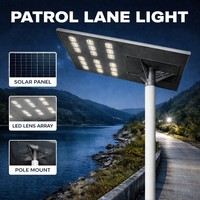 Lampe solaire LED haute puissance 600W, étanche, COB, pour éclairage extérieur de parking et de rue