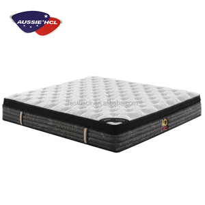 15 inch Natural Latex Memory Foam Pocket Spring mattress Sleepwell Euro Top Bed Mattress