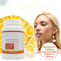 Glutamate Master 1KG Poudre de glutathion et de vitamine C pour éclaircir la peau, 100% naturelle, bon goût, protéine isolée en poudre