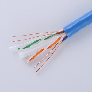 Cat6 Utp Network <b>Cable</b> 0.58mm Pure Copper Non Shielded Data <b>Cable</b> For Computer PVC Jacket - Product Image 3