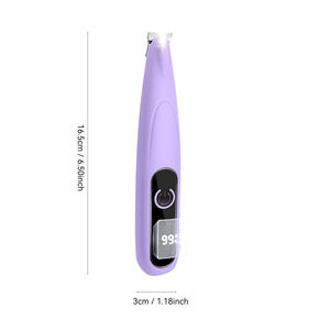 Klassischer Stil Haustier Elektrischer Fuß haars ch neider Tragbarer Hund Katze Beauty Trimm geräte LED Digital anzeige Power Lighting Haustiere - Product Image 6