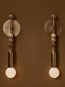 הגעה חדשה APPARATUS פמוט אגת מנורת קיר מעצב יוקרה קישוט פנים אור קיר - Product Image 5