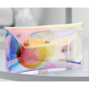 Metal laser passport <b>holder</b>/<b>document</b> organizer, Korean style colorful square wallet, Instagram-worthy travel organizer for - Product Image 4
