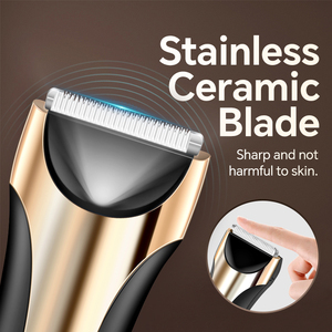Rasoio Elettrico USB Ricaricabile per <span class=keywords><strong>Corpo</strong></span>, per <span class=keywords><strong>Uomo</strong></span> e Donna, Rasoio Intimo Portatile con <span class=keywords><strong>Rifinitore</strong></span> per Peli - Product Image 3