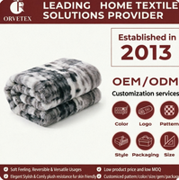 Couverture en velours bulle imitation fourrure de lapin Orvetex, épaisse et très confortable, vente en gros transfrontalière