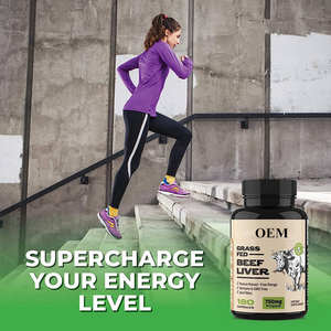 Cápsulas de Hígado de Res Orgánico Alimentado con Pasto VitaHall, Suplemento Energético <span class=keywords><strong>Natural</strong></span> Liofilizado, Vitamina B12, Calcio, Hierro, Zinc, Selenio - Product Image 4