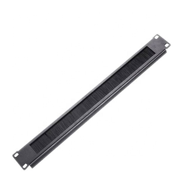 1U 2U Brush Type Blank Cable Management 19" Rack Cabinet Accessories brush plate Cable Organizer Brush Tide Panel