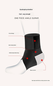Sangle de soutien de cheville unisexe personnalisable avec logo, légère, élastique et réglable pour la récupération des entorses, le basketball, la course à pied et le fitness - Product Image 3