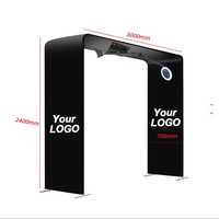 YPT 360 Photo Booth en alliage d'aluminium avec télécommande Bluetooth/USB/Wi-Fi, impression instantanée, garantie de 2 ans, compatible GoPro et tablettes