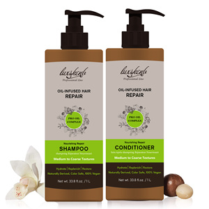 <strong>UK</strong> Formula Macadamia Oil Extract <strong>Organic</strong> Vegan Repairing Cheap Curl Hair <strong>Shampoo</strong> and Conditioner for Wavy Hair - Product Image 1