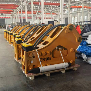 Martillo de trituradores de rocas hidráulicas de excavadora razonable para la industria de la construcción con componente de motor central - Product Image 3