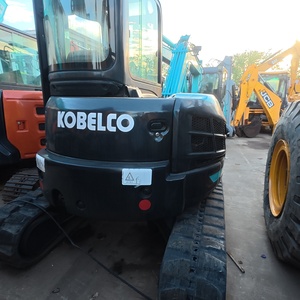 Presque neuf, mini-excavateur Kobelco SK55 d'occasion de haute qualité de 5 tonnes pour usage agricole et domestique. - Product Image 3