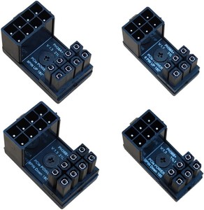 ชุดอะแดปเตอร์ PCIe 8 พิน 6 พิน 180 องศา แบบ U-Turn สำหรับการ์ดจอเดสก์ท็อป GPU สายไฟแบบ Low Profile - Product Image 1